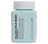 Kevin.Murphy KILLER.CURLS WASH Maitinamasis avižų pieno šampūnas garbanoms, 40ml